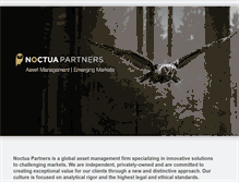 Tablet Screenshot of noctuapartners.com